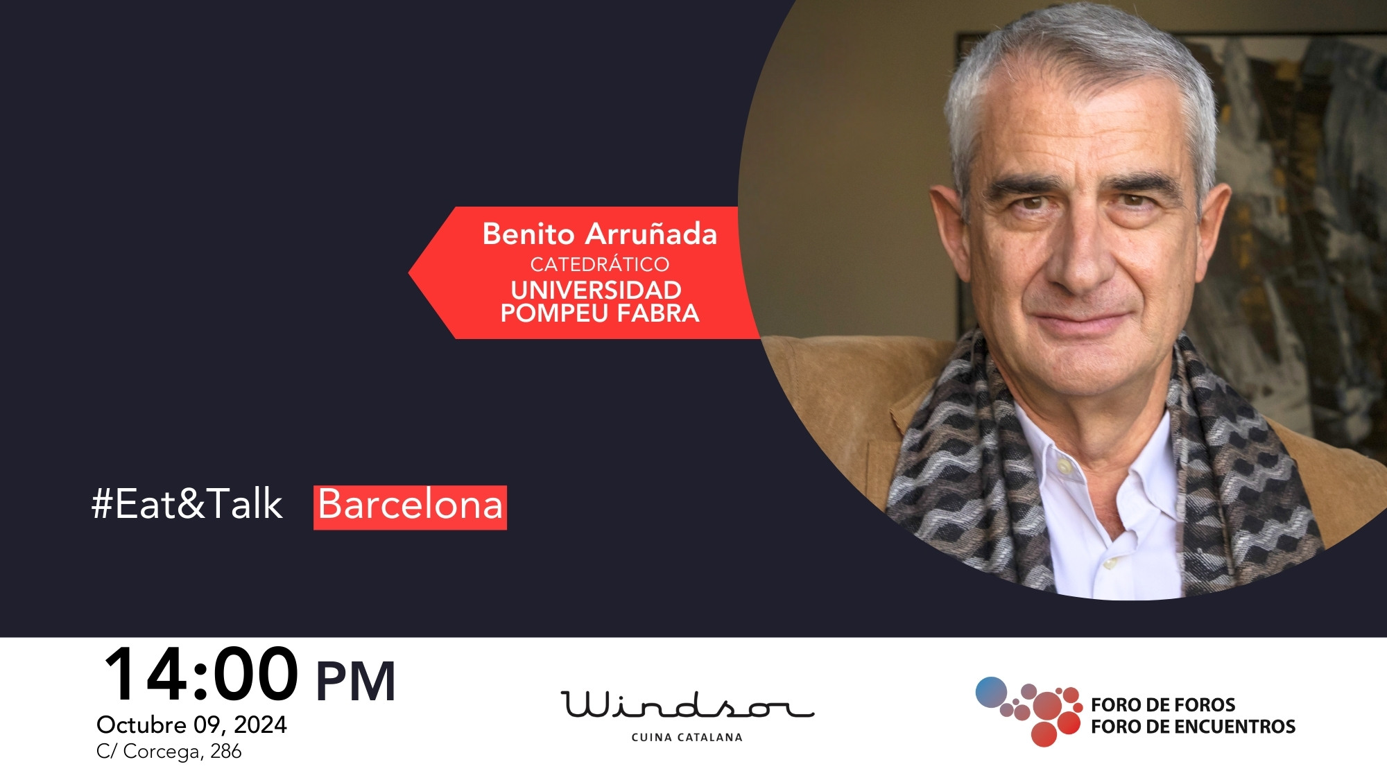 EAT & TALK: Benito Arruñada